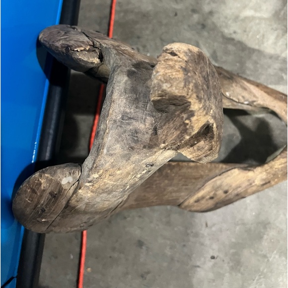 Antique Mexican Wooden Saddle Tree.19th Century, Primitive, Handmade - Picture 3 of 11